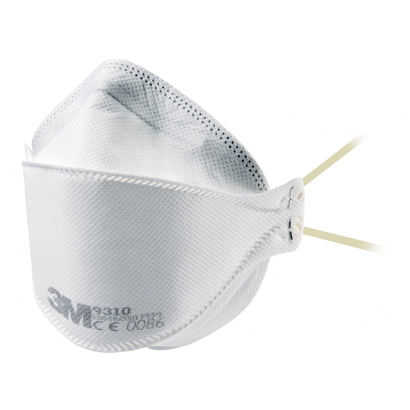 3M Flat Fold Particulate Respirator 9310, P1 (20 Per Box)