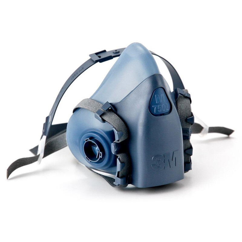 3M Half Face Reusable Respirator 7502, Medium