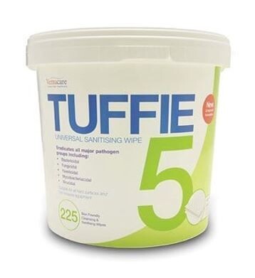 TUFFIES 5 UNIVERSAL WIPES, CANISTER OF 225