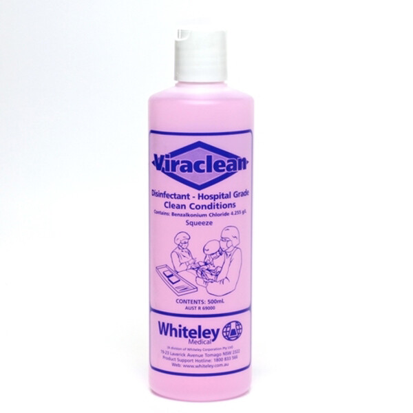 Viraclean 500mL Push Top Bottle x 12 ctn