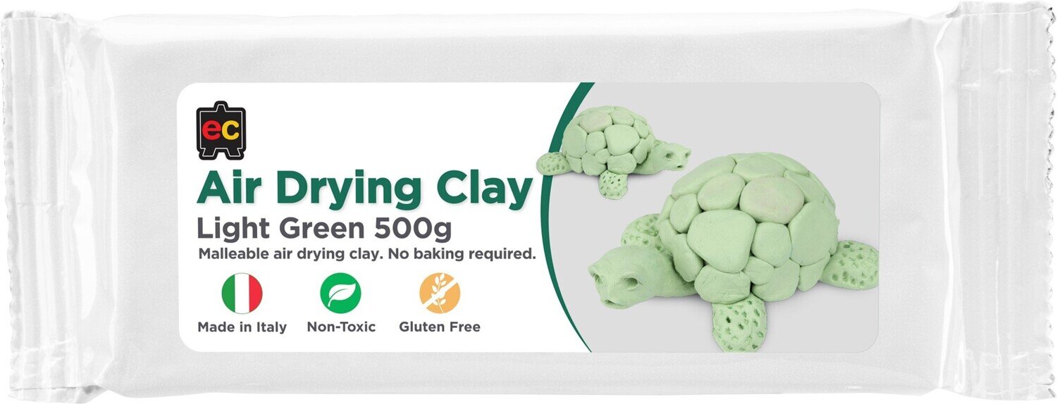 CLAY MODELLING EC AIR-DRY 500G OLIVE GREEN