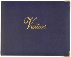 VISITORS BOOK 72 ZIONS GENERAL PURPOSE BLACK 129PG