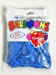 BALLOONS ALPEN 30CM DARK BLUE PK100