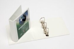 SP- BINDER INSERT EARTHCARE A4 3 D-RING 40MM WHITE