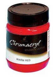 PAINT CHROMACRYL 250ML WARM RED