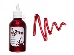 PAINT EC 250ML GLITTER RED