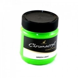 PAINT CHROMACRYL 250ML LIGHT GREEN