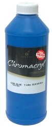 PAINT CHROMACRYL 1 LITRE WARM BLUE