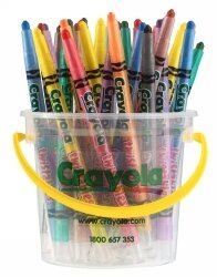 CRAYONS CRAYOLA TWISTABLE DESKPACK PK32