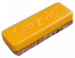 DUSTER CRAYOLA CHALK/WHITE BOARD CELLOWRAP