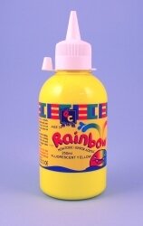 PAINT EC RAINBOW 250ML FLUORO YELLOW