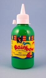 PAINT EC 250ML FLUORO RAINBOW JUNIOR ACRYLIC GREEN