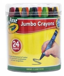 SP- CRAYONS CRAYOLA MY FIRST 24 IN STORAGE TUB