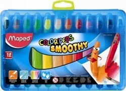 CRAYON MAPED COLOR'PEPS SMOOTHY 12'S