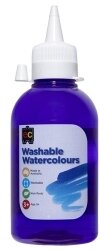 PAINT EC 250ML WASHABLE WATERCOLOUR PURPLE