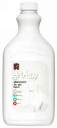PAINT EC 2L SPLASH CLASSROOM ACRYLIC SNOWBALL (WHITE)