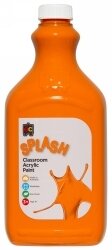 PAINT EC 2L SPLASH CLASSROOM ACRYLIC TANGY (ORANGE)