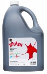 PAINT EC 5L SPLASH CLASSROOM ACRYLIC LICORICE (BLACK)