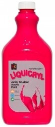 PAINT EC 2L FLUORESCENT LIQUICRYL JUNIOR ACRYLIC PINK