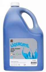 PAINT EC 5L LIQUICRYL JUNIOR STUDENT ACRYLIC BRILLIANT BLUE