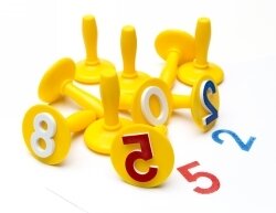 SP- PAINT STAMPER EC NUMBERS SET OF 10
