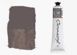 PAINT CHROMACRYL 75ML ACRYLIC NEUTRAL GREY