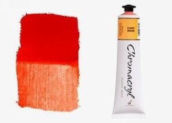PAINT CHROMACRYL 75ML ACRYLIC FLUORO ORANGE
