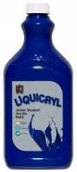 PAINT EC 2L LIQUICRYL JUNIOR STUDENT ACRYLIC WARM BLUE