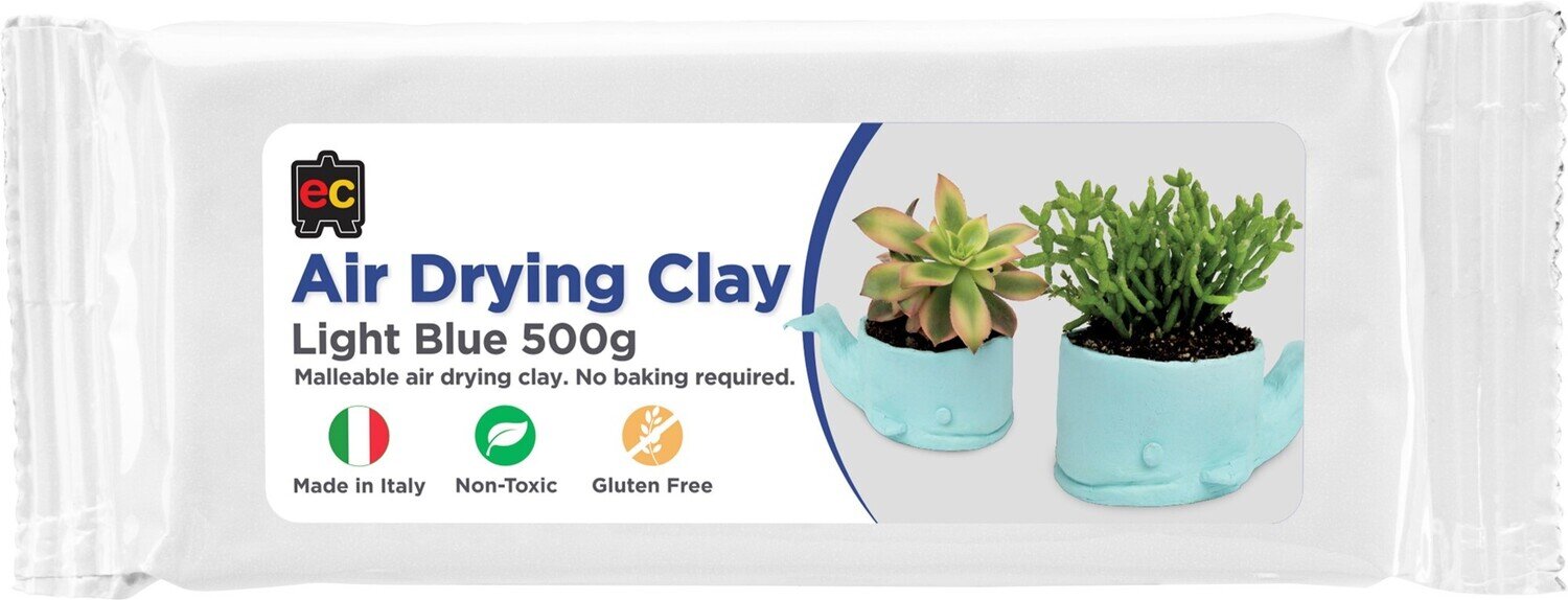 CLAY MODELLING EC AIR-DRY 500G LIGHT BLUE