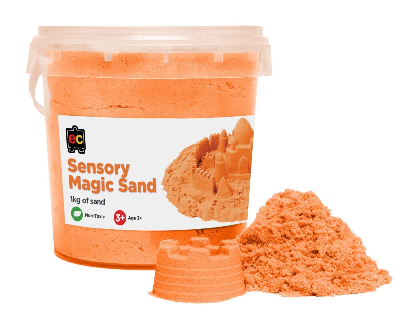 SENSORY SAND EC 1KG MAGIC ORANGE