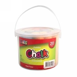 CHALK DATS JUMBO BUCKET ASST COLOURS 20'S