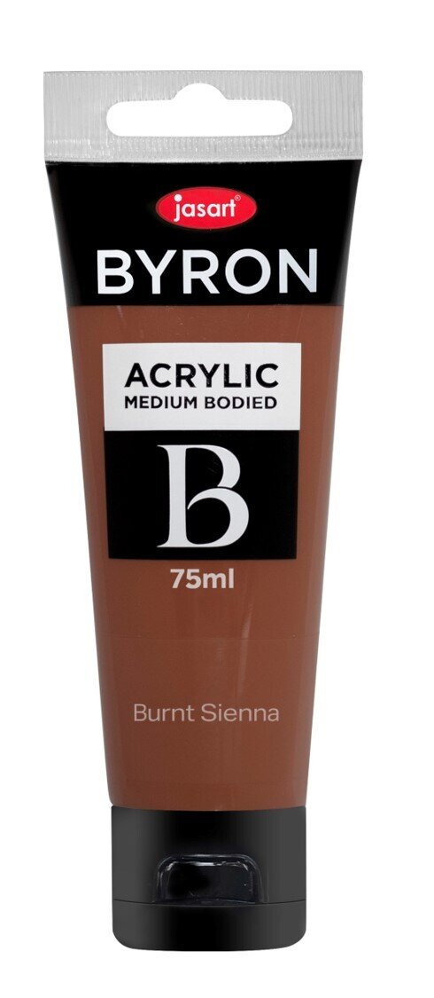 PAINT JASART BYRON ACRYLIC 75ML BURNT SIENNA