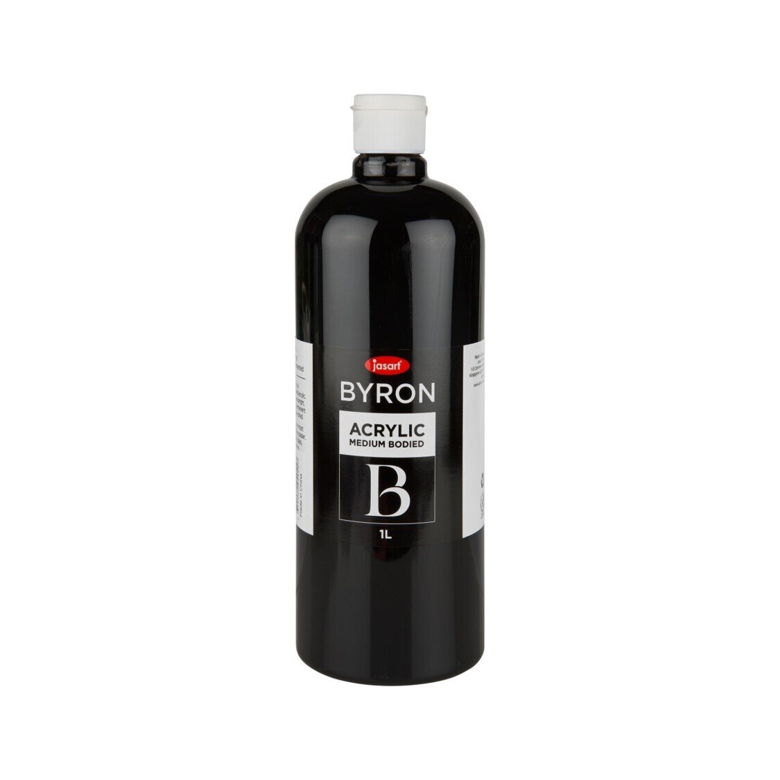 PAINT JASART BYRON ACRYLIC 1 LITRE BLACK