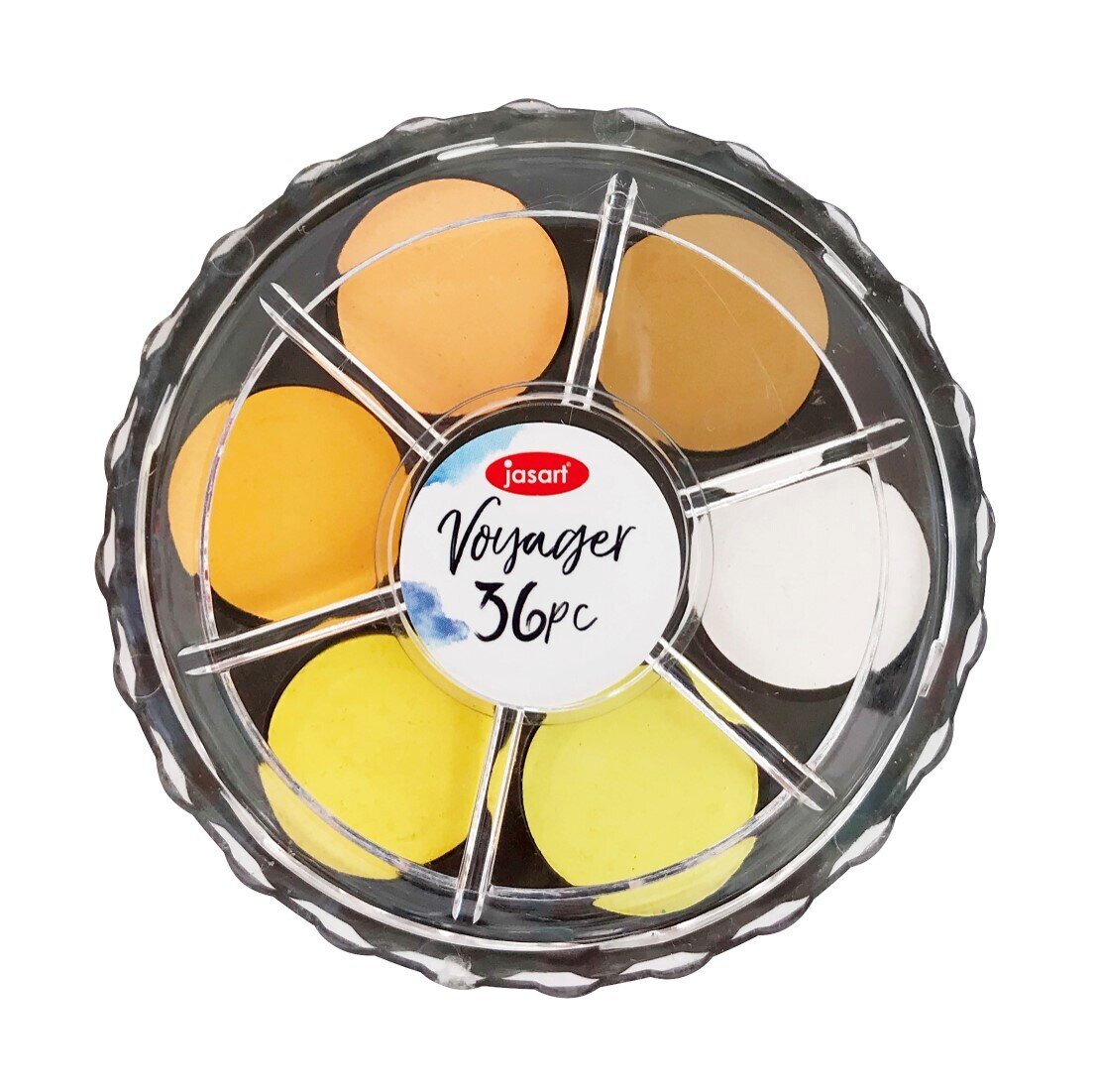 WATER COLOUR DISCS JASART VOYAGER SET 36PC