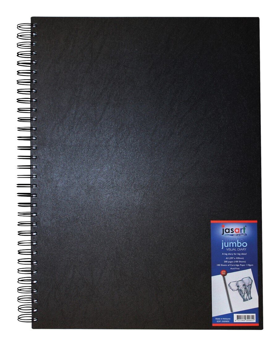 VISUAL DIARY JASART A3 WIRE BOUND JUMBO