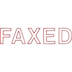 X-STAMPER 1346 FAXED RED