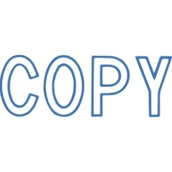 X-STAMPER 1006 COPY BLUE