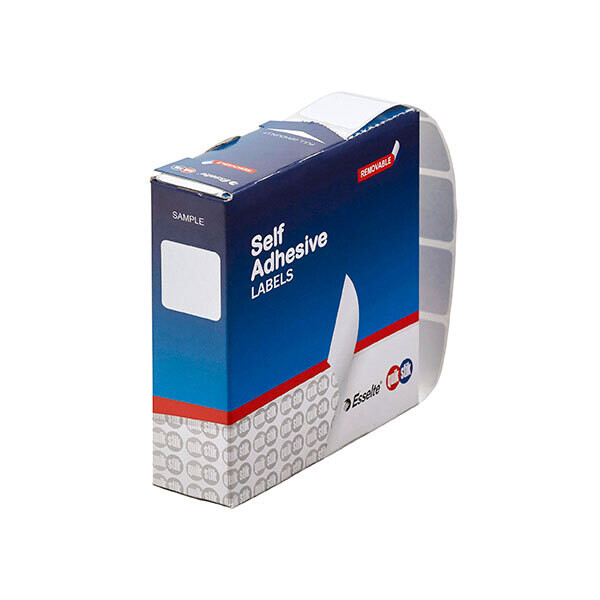 LABEL QUIK STIK DISP 19MM SQUARE