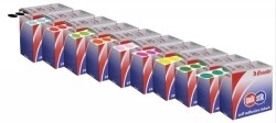 LABEL QUIK STIK DISP 24MM ORANGE DOT