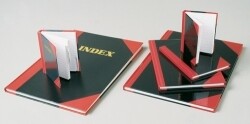 NOTEBOOK A5 BLACK & RED 200LF