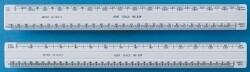 RULER KENT DOUBLESIDED HANDSCALE 63M
