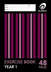 EXERCISE BOOK OLYMPIC A4 YEAR 1 48PG