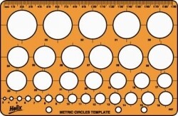 STENCIL HELIX H6701CIRCLE TEMPLATE