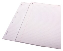 OFFICE PADS QUILL A4 BANK RULED 7 HOLE