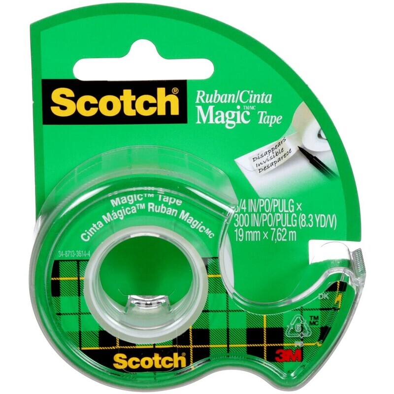TAPE MAGIC SCOTCH 105 19MMX7.6M ON DISP