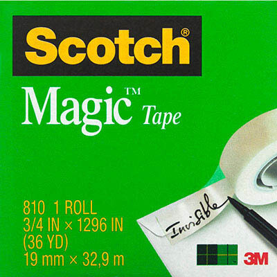 TAPE MAGIC SCOTCH 810 18MMX33M BOXED