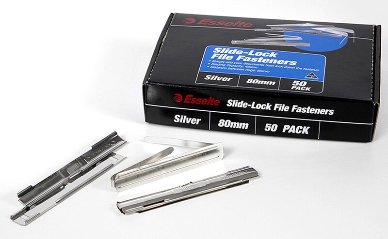 PAPER FASTENER ESSELTE SLIDE LOCK BX50