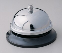 COUNTER/TABLE BELL STAT CHROME