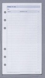 DAYPLANNER REFILL DEBDEN THINGS TO DO
