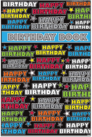 BIRTHDAY BOOK OZCORP BLACK